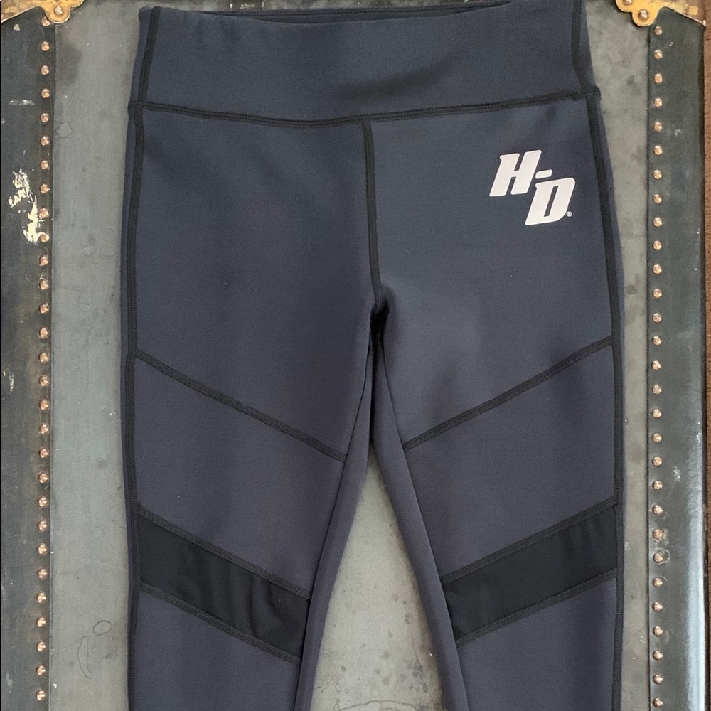 **SOLD** Black harley davidson leggings